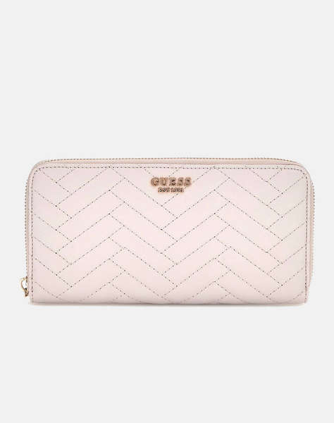 GUESS ANNING SLG LARGE ZIP AROUND Дамски портфейл (размери: 20 x 10x2 см)