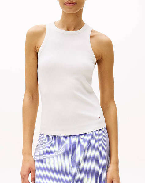 TOMMY HILFIGER SLIM 5X2 RIB TANK TOP NS