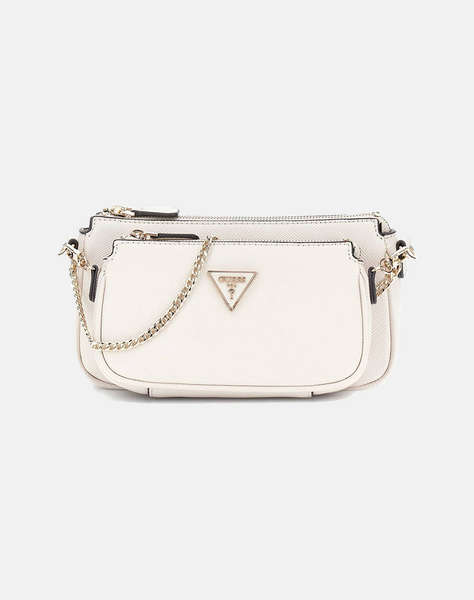 GUESS NOELLE DBL POUCH CROSSBODY ДАМСКА ЧАНТА (Размери: 24 x 13 x 5 см)