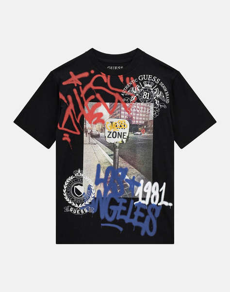 GUESS OVERSIZE SS T-SHIRT ДЕТСКА БЛУЗА BOY