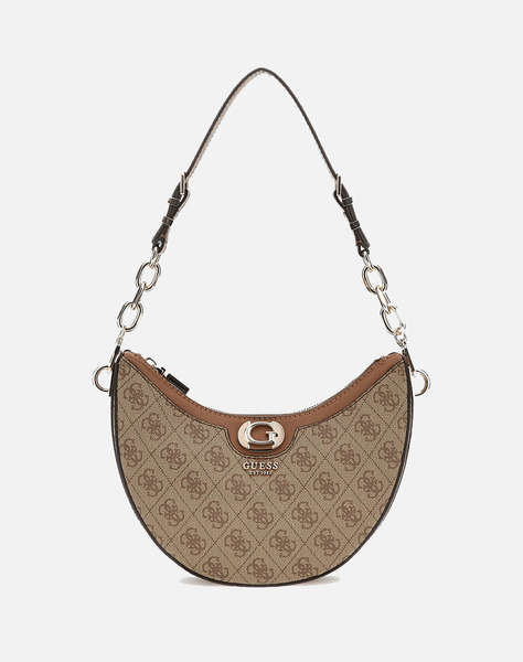 GUESS ORLINA LOGO TOP ZIP SHLDR BAG ДАМСКА ЧАНТА(Размери: 25 x 14 x 6см.)