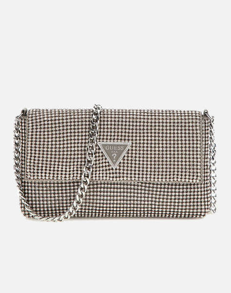 GUESS ZALINA FLAP CLUTCH ДАМСКА ЧАНТА(Размери: 19 x 11 x 3см.)