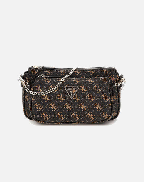 GUESS NOELLE DBL POUCH CROSSBODY ДАМСКА ЧАНТА(Размери: 24 x 14 x 5см.)
