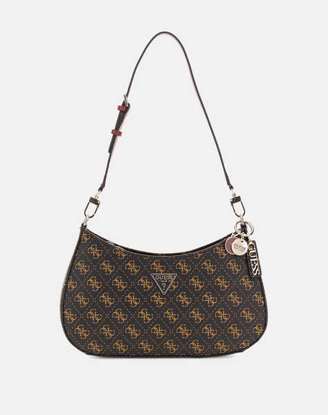 GUESS NOELLE TOP ZIP SHOULDER BAG ДАМСКА ЧАНТА(Размери: 29 x 18 x 6см.)