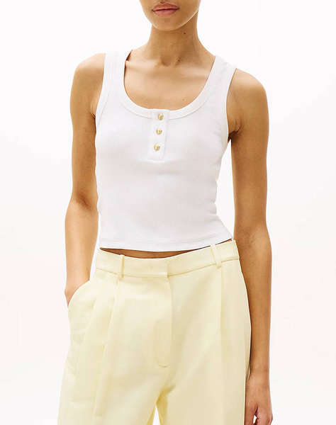 TOMMY HILFIGER SLIM HENLEY GB SCOOP-NK TANK TOP