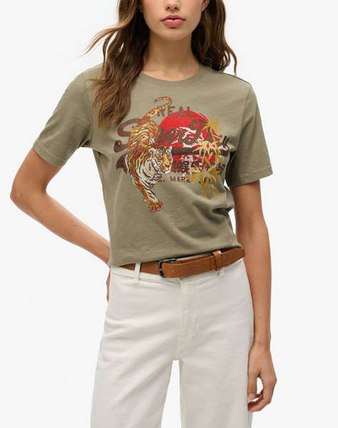 SUPERDRY D1 OVIN VL TOKYO RELAXED TEE ДАМСКА ТЕНИСКА