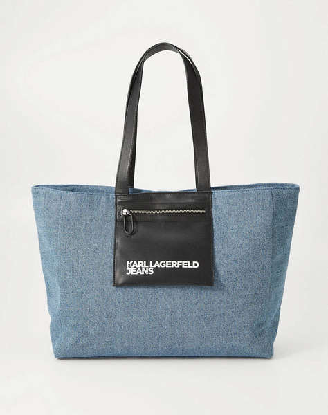 KARL LAGERFELD KLJ EW POCKET SHOPPER DENIM (Размери: 33 x 53 x 15см.)