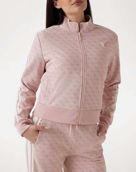 GUEA JEAN G LOGO FULL ZIP SWEATSHIR WOMEN''S SWEATSHIRT