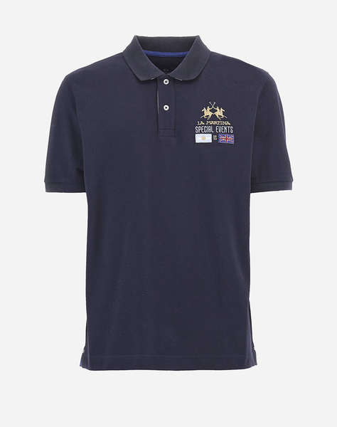 LA MARTINA BLOUSE POLO ΚΜ MAN S/S POLO 30/1 COTTON PIQUE
