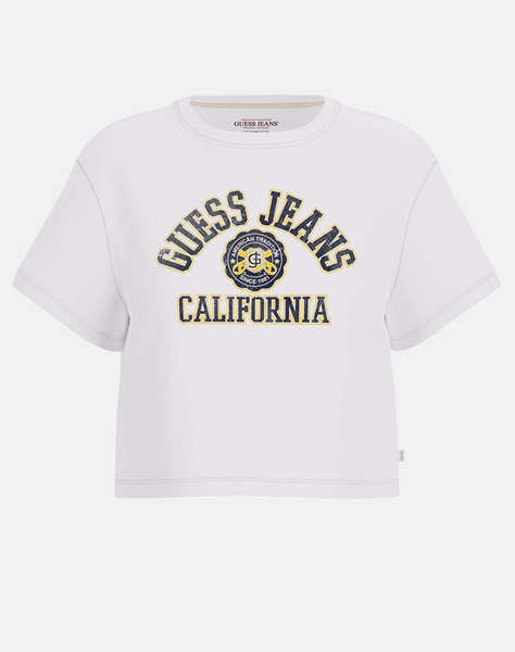GUESS JEANS GJ SS CN BOXY PRINTED TEE ДАМСКА БЛУЗА