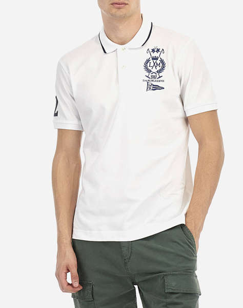 LA MARTINA BLOUSE POLO ΚΜ MAN POLO SEMI PIQUET STRETCH