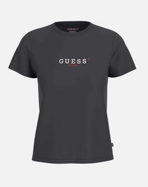 GUESS JEANS GJ SS CN REG 3D EMBR GUESS TEE ДАМСКА БЛУЗА