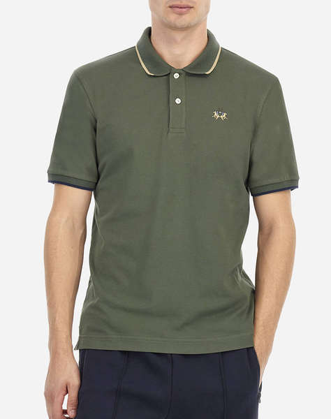 LA MARTINA BLOUSE POLO ΚΜ MAN POLO S/S PIQUET STRETCH