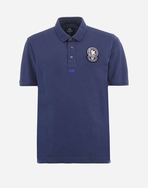 LA MARTINA BLOUSE POLO ΚΜ MAN S/S POLO PIQUET STRETCH