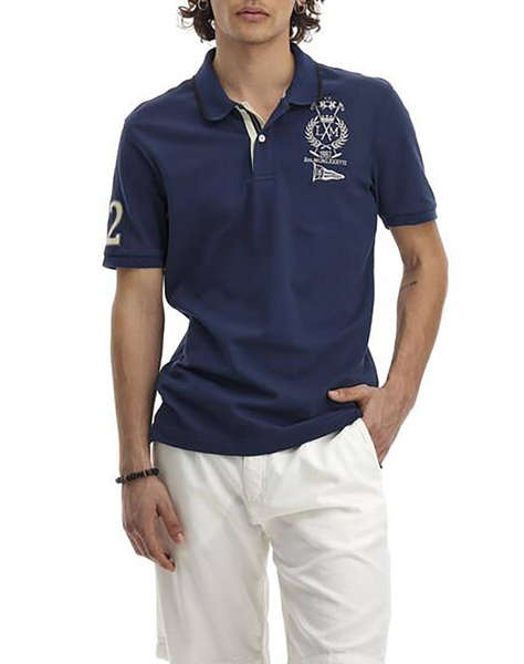 LA MARTINA BLOUSE POLO ΚΜ MAN POLO SEMI PIQUET STRETCH