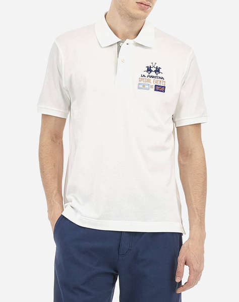 LA MARTINA BLOUSE POLO ΚΜ MAN S/S POLO 30/1 COTTON PIQUE