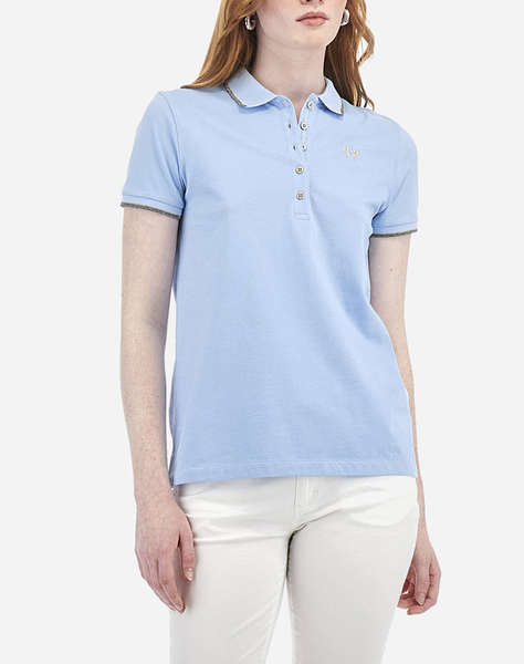 LA MARTINA ТЕНИСКА POLO KM WOMAN POLO S/S PIQUET STRETCH