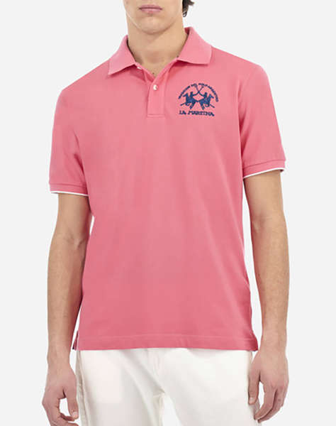 LA MARTINA ТЕНИСКА POLO KM MAN S/S POLO PIQUET STRETCH
