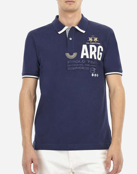 LA MARTINA ТЕНИСКА POLO KM MAN S/S POLO PIQUET STRETCH