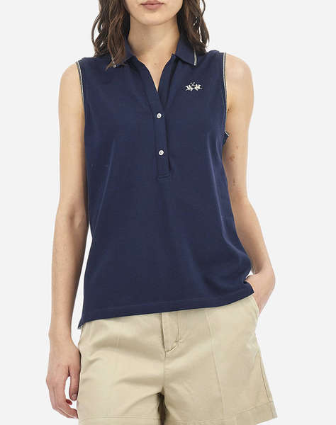 LA MARTINA ТЕНИСКА POLOXM WOMAN SLEEVELESS POLO PIQUET S
