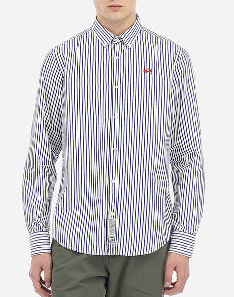 LA MARTINA РИЗА ΜΜ MAN SHIRT STRIPED POPELINE