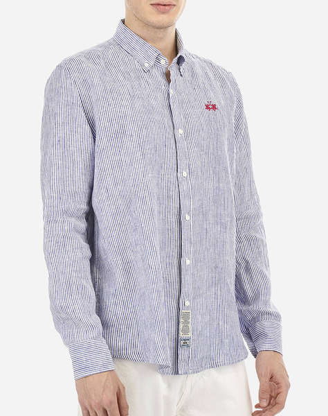 LA MARTINA РИЗА ΜΜ MAN SHIRT LINEN