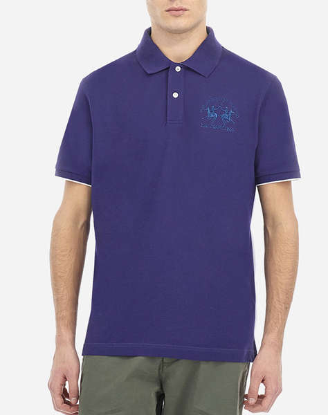 LA MARTINA ТЕНИСКА POLO KM MAN S/S POLO PIQUET STRETCH