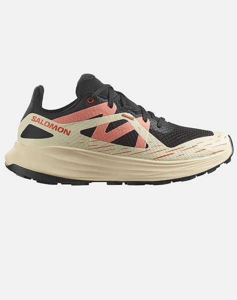 SALOMON TRAIL RUNNING - ULTRA ULTRA FLOW W BLACK / TENDER PEACH / FUSION CORAL WOMEN''S SHOE