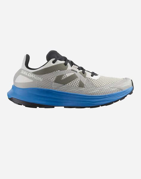 SALOMON TRAIL RUNNING - ULTRA ULTRA FLOW LUNAR ROCK / FRENCH BLUE / BLACK MEN''S SHOE