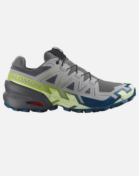 SALOMON TRAIL RUNNING - CROSS SPEEDCROSS 6 CASTLEROCK / LIME CREAM / POSEIDON MEN''S SHOE