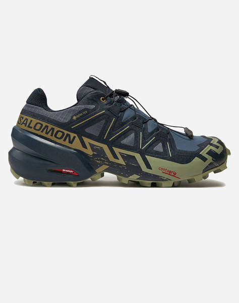 SALOMON TRAIL RUNNING - CROSS SPEEDCROSS 6 GTX GRISAILLE / CARBON / TEA MEN''S SHOE