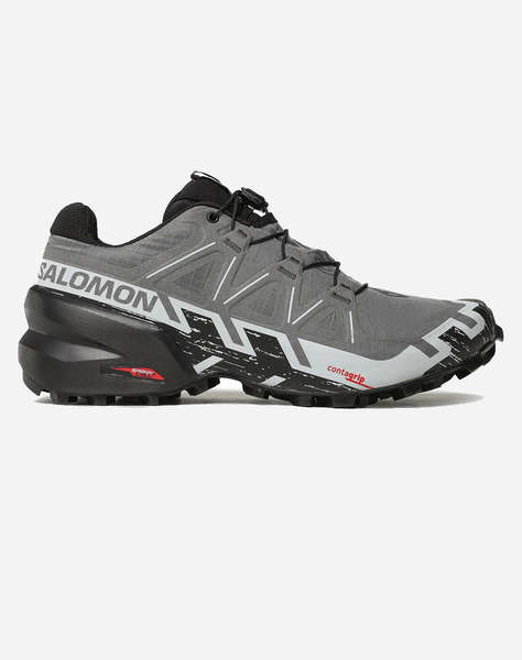 SALOMON TRAIL RUNNING - CROSS SPEEDCROSS 6 QUIET SHADE / BLACK / PEARL BLUE MEN''S SHOE