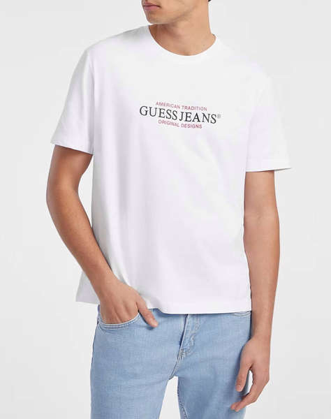 GUESS JEANS GJ SS CN REG AMERICA - MID ORGANIC HEAVY JERSEY 205 BLOUSE M