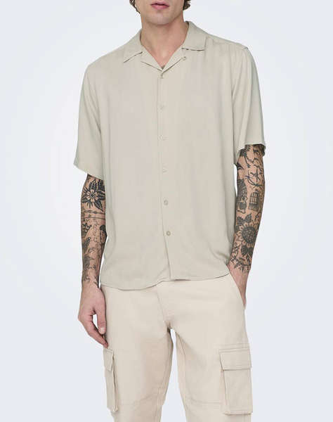ONLY & SONS ONSDASH LIFE REG RES SS 001 SHIRT NOOS