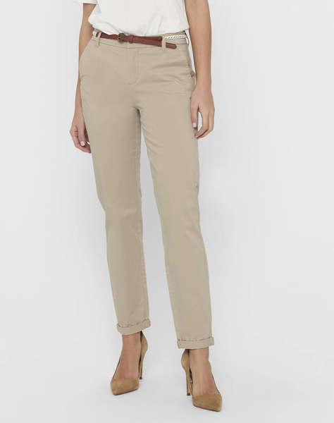 ONLY ONLBIANA MW COTTON BELT CHINO PNT NOOS