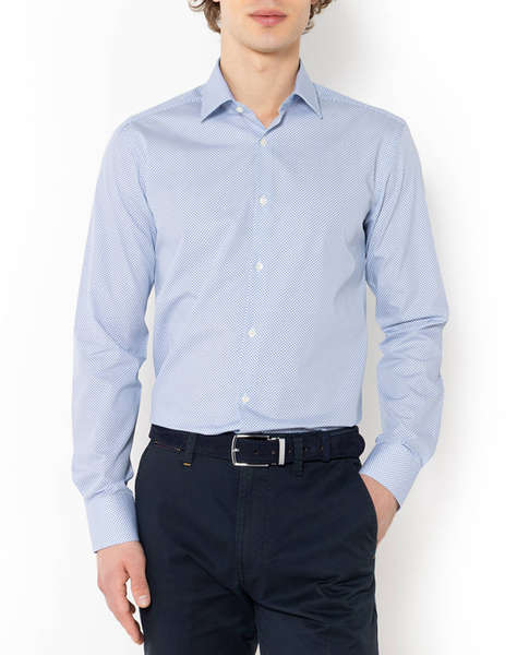 THE BOSTONIANS РИЗА CHARLES POPLIN SLIM FIT