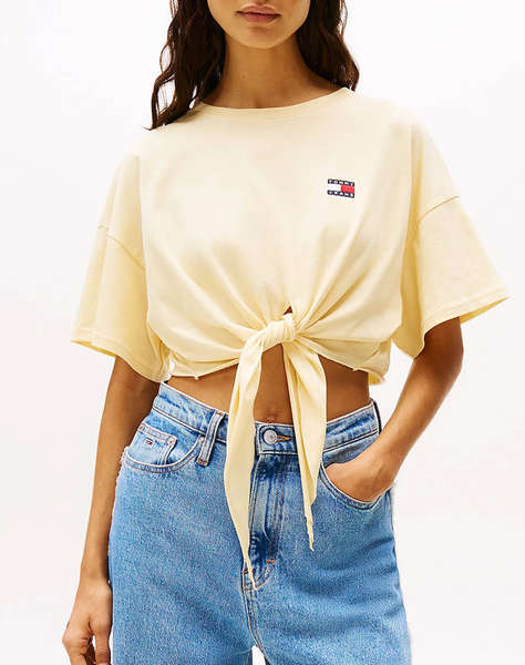 TOMMY JEANS TJW REG WAIST TIE BADGE TEE EXT