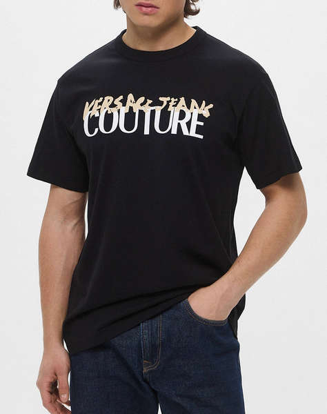 VERSACE JEANS 78GAHE06CJ00E 78UP601 L SEASONAL LOGO Мъжка тениска