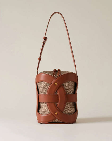 BORBONESE BUCKET BAG (Размери: 25,5 х 21 х 15см)