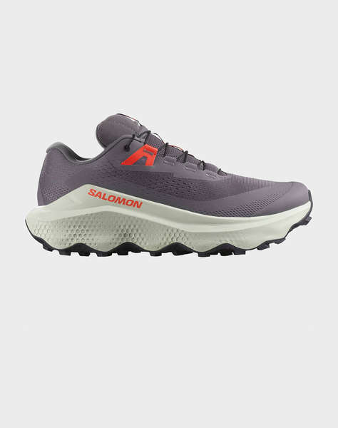 SALOMON TRAIL RUNNING - ULTRA ULTRA GLIDE 3 EXCALIBUR / ICICLE / NEON FLAME MEN''S SHOE