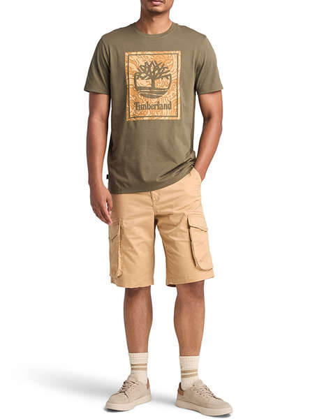 TIMBERLAND Camo Short Sleeve Tee