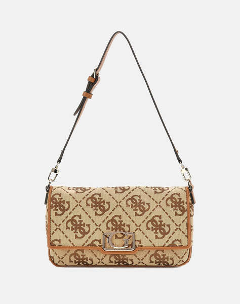 GUESS CIRCE FLAP SHOULDER BAG ДАМСКА ЧАНТА (Размери: 26 x 16 x 5см.)