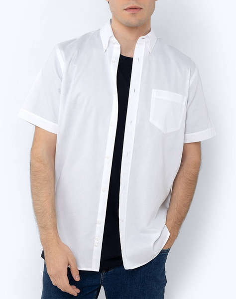 THE BOSTONIANS РИЗА FIL A FIL REGULAR FIT Plain FIL A FIL Button-down Regular Fit