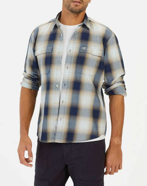 CAMEL РИЗА M.M checked 2Pocket+flaps