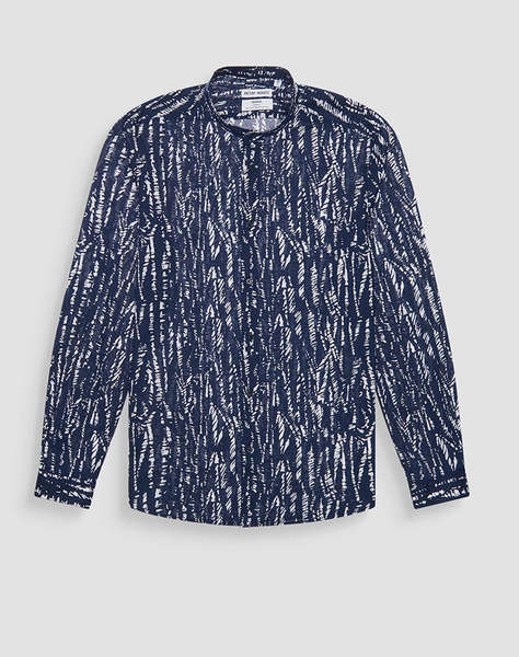ANTONY MORATO MMSL00631FA430647 MIN OF 6 SHIRT SEOUL SLIM FIT IN PRINTED COTTON FABRIC WITH LOGOED METAL BADGE МЪЖКА РИЗА