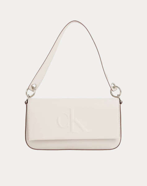 CALVIN KLEIN SCULPTED FLAP SHOULDER POUCH25 (Размери: 14 x 24.5 x 4см.)