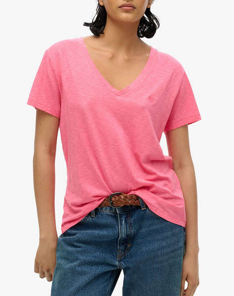 SUPERDRY D1 STUD STUDIOS SLUB EMB VEE TEE ДАМСКА ТЕНИСКА