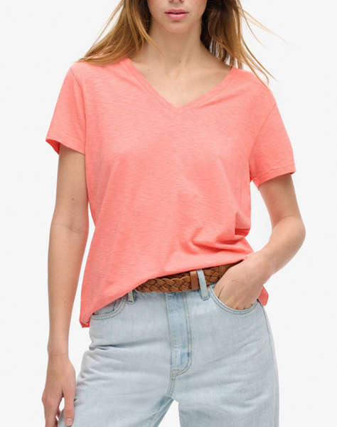 SUPERDRY D1 STUD STUDIOS SLUB EMB VEE TEE ДАМСКА ТЕНИСКА