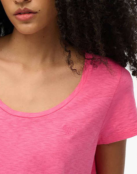 SUPERDRY D1 STUD SCOOP NECK TEE ДАМСКА ТЕНИСКА