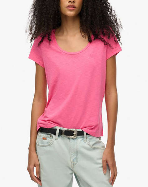 SUPERDRY D1 STUD SCOOP NECK TEE ДАМСКА ТЕНИСКА